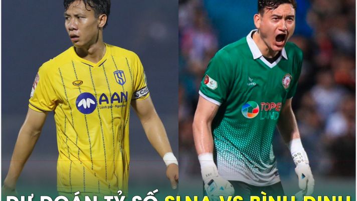 Dự đoán tỷ số SLNA vs Bình Định - Vòng 12 V.League 2023: Đặng Văn Lâm làm lu mờ dàn sao ĐT Việt Nam?