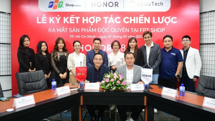 FPT Shop ký kết hợp tác chiến lược độc quyền sản phẩm HONOR X8a
