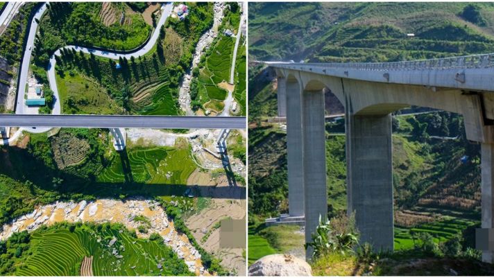 Bật mí cây cầu cạn cao nhất Việt Nam, xây dựng bắc qua 2 ngọn đồi, có chi phí xây dựng ‘khủng’