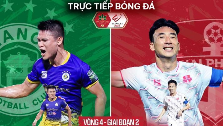 Trực tiếp bóng đá CLB Hà Nội vs CLB Hải Phòng - V.League 2023; Link xem trực tiếp V.League hôm nay