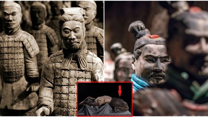 Vén màn bí ẩn bức tượng có tư thế lạ trong mộ Tần Thủy Hoàng, dấu vân tay để lại từ 2000 năm của ai?