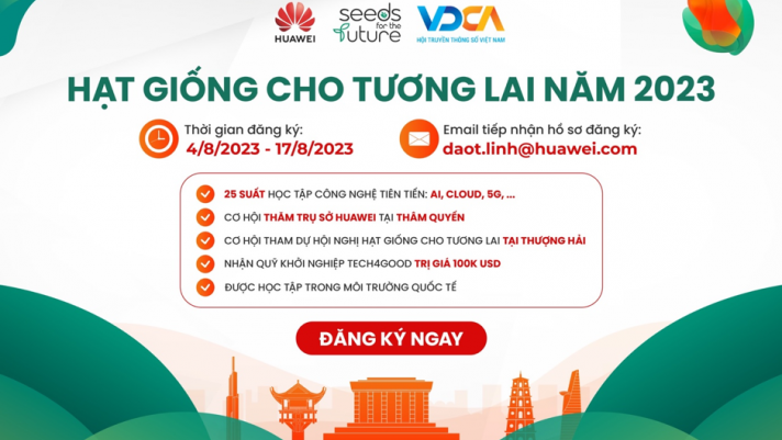 Huawei Việt Nam khởi động chương trình 'Hạt giống cho Tương lai 2023' cho sinh viên đam mê công nghệ