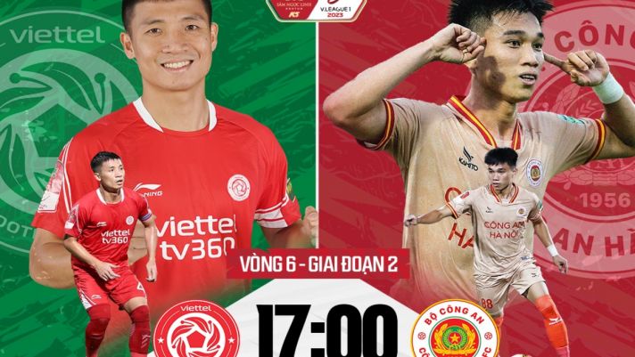 Trực tiếp Viettel FC vs Công an Hà Nội - V.League 2023: Cuộc đua vô địch ngã ngũ?