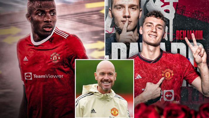 Chuyển nhượng MU 14/8:Osimhen xác nhận đến Man UTD; HLV Ten Hag chiêu mộ thành công Benjamin Pavard?