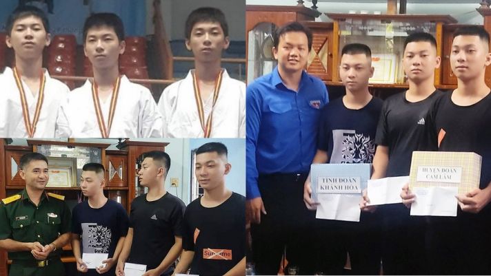 Ba anh em sinh 3 có thành tích độc nhất vô nhị Việt Nam, cùng đỗ vào Trường Sĩ quan Không quân
