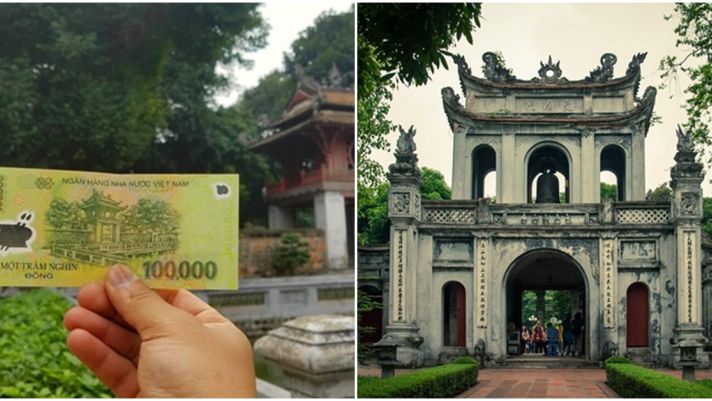 Tờ tiền mệnh giá 100.000 đồng in hình ảnh di tích lịch sử nào? Ai đến Hà Nội cũng từng qua đây