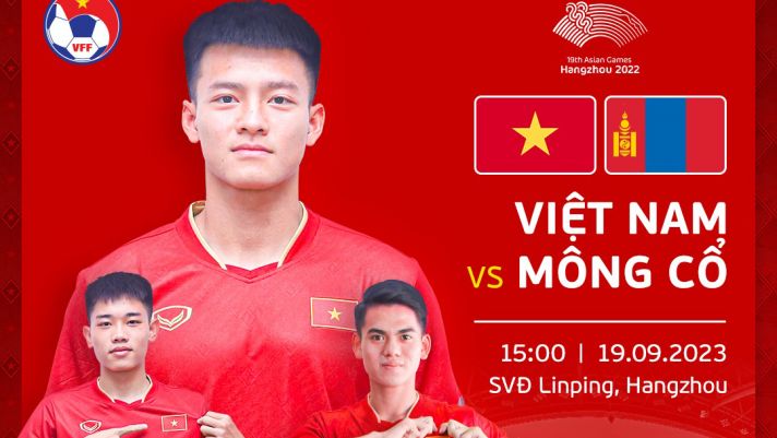 Trực tiếp bóng đá Olympic Việt Nam vs Mông Cổ ở đâu, kênh nào? Link xem ASIAD 2023 trực tiếp FULL HD