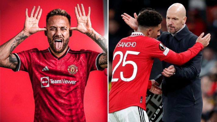 HLV Ten Hag đặt 'dấu chấm hết' với Jadon Sancho, thương vụ Neymar cập bến Man Utd ngã ngũ