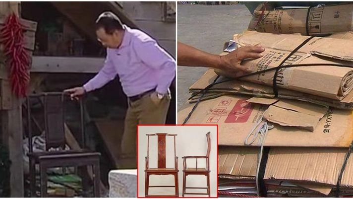 Ông lão nhặt được 2 chiếc ‘ghế mục’ ở đống phế liệu, nào ngờ lại là gỗ quý được định giá 75 tỷ đồng