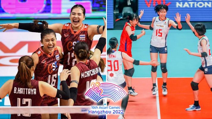 Trực tiếp bóng chuyền nữ Thái Lan vs Nhật Bản - ASIAD 2023; Cách xem trực tiếp bóng chuyền nữ ASIAD