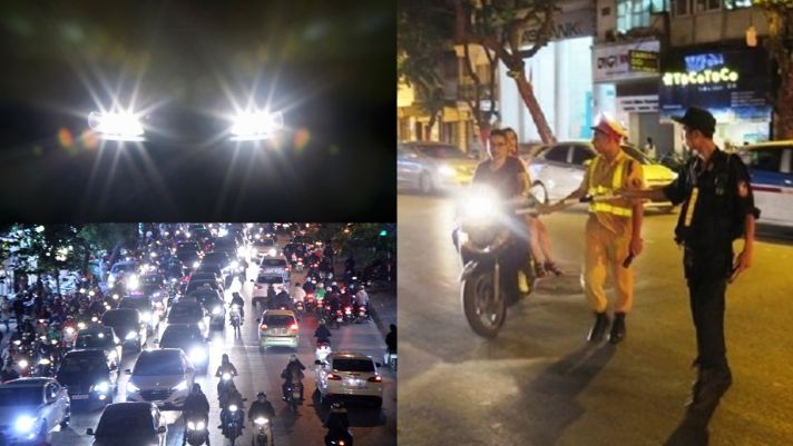 Khung giờ nghiêm cấm bật đèn pha trong thành phố, ai cũng phải nắm rõ tránh bị xử phạt khi ra đường