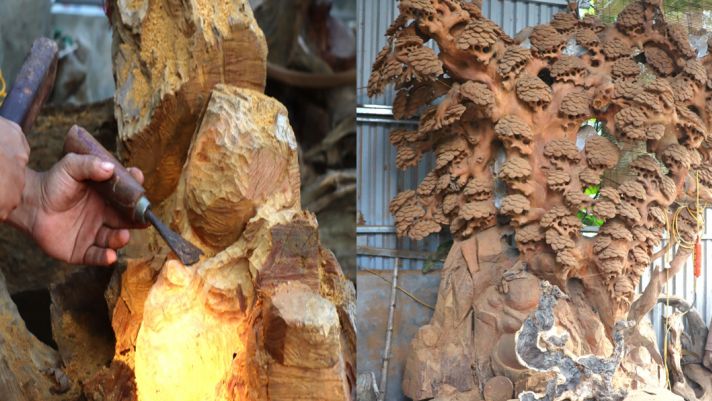 Làng nghề kiếm trăm triệu nhờ điêu khắc những gốc cây thành tác phẩm nghệ thuật tinh xảo