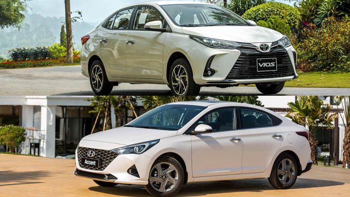 Sedan cỡ B chạy đua ưu đãi, khách Việt có thể mua Toyota Vios và Hyundai Accent với giá giảm cực sâu
