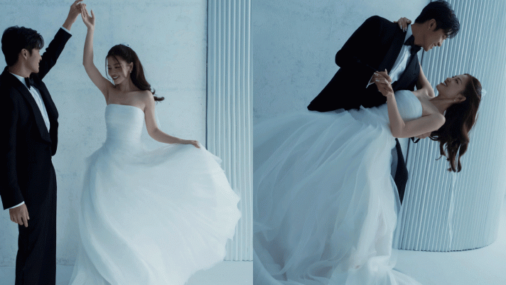 Gin Tuấn Kiệt tung bộ ảnh cưới phong cách Hàn Quốc khiến netizen xúyt xoa