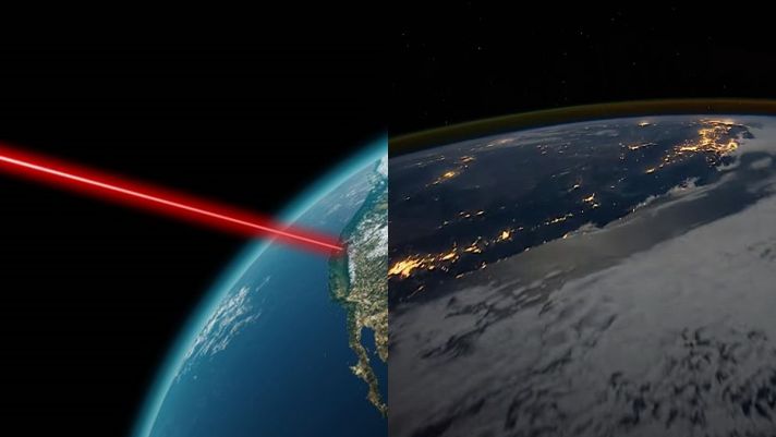 HOT: Trái đất vừa nhận được thông điệp chùm tia laser từ cách xa 16 triệu km ngoài vũ trụ
