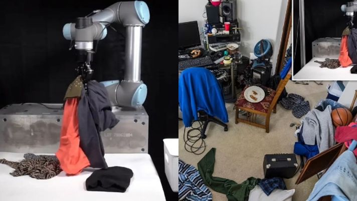 Lộ diện robot dọn dẹp công nghệ cao: Nhặt sạch quần áo bẩn chỉ trong 'một nốt nhạc'