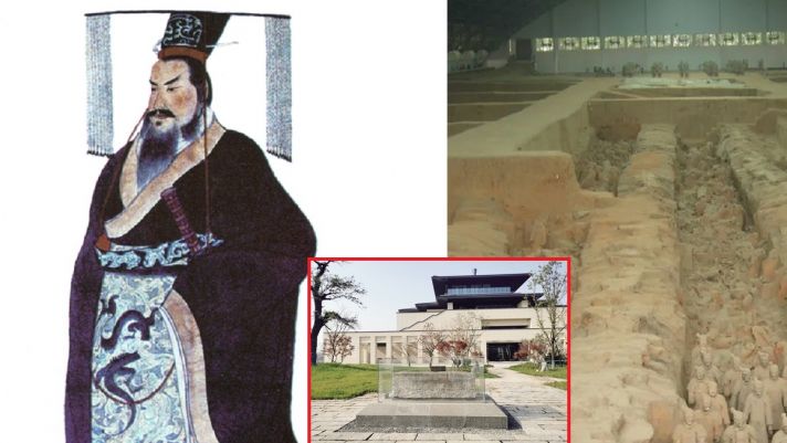 Nội dung dòng chữ cổ khắc trên tảng đá dùng để xây lăng mộ Tần Thủy Hoàng là gì?