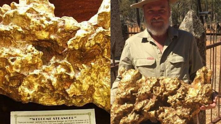 Đào được cục vàng lớn nhất thế giới nặng 72kg, 2 người đàn ông vỡ òa trước số tiền nhận được 
