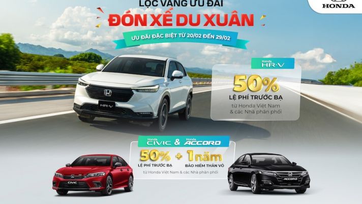 Honda tung chương trình khuyến mại cực khủng cho các dòng ô tô ngay dịp đầu năm Giáp Thìn