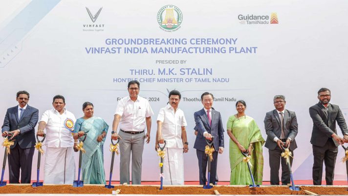 VinFast chính thức động thổ nhà máy xe điện tại Ấn Độ