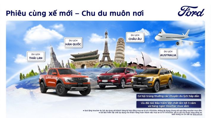 Ford Việt Nam và hệ thống Đại lý triển khai chương trình ‘Phiêu cùng xế mới, chu du muôn nơi’