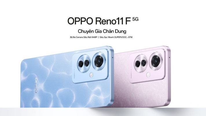 OPPO ra mắt Reno11 F 5G: Tân binh Reno11 Series dành cho thế hệ trẻ sáng tạo với hệ thống 3 camera siêu nét 64MP