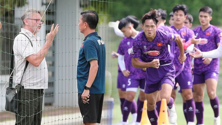 Xóa bỏ cách chơi của ông Troussier, HLV Hoàng Anh Tuấn cho U23 Việt Nam tập bài lạ