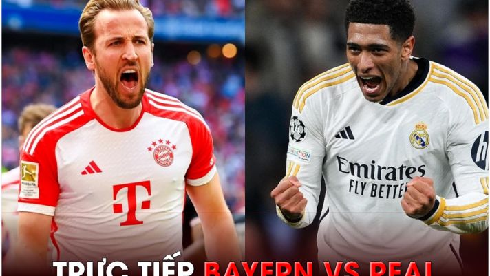 Trực tiếp bóng đá Bayern Munich vs Real Madrid, 2h ngày 1/5 - Link xem Cúp C1 Champions League HD