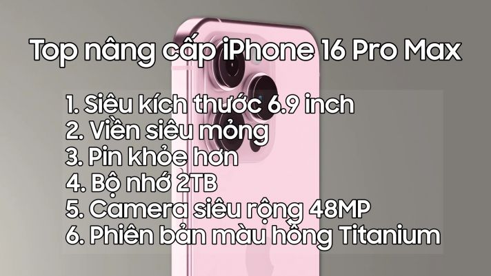 iPhone 16 Pro Max: Bom tấn nổ chậm đáng chờ đợi nhất trong năm nay!