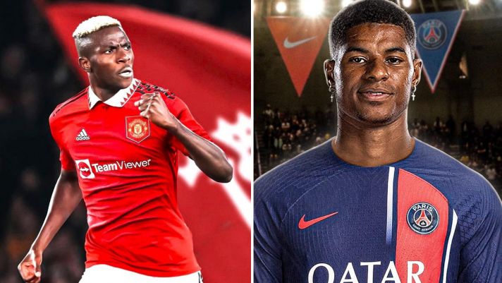 PSG kích hoạt thương vụ Rashford, Man Utd lập tức chiêu mộ Victor Osimhen với mức giá khó tin?