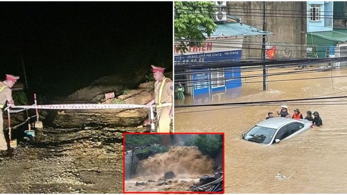 Thông tin nóng về mưa lũ lớn, sạt lở ở Hà Giang: Tìm thấy thi thể 2 bố con bị lũ cuốn trôi