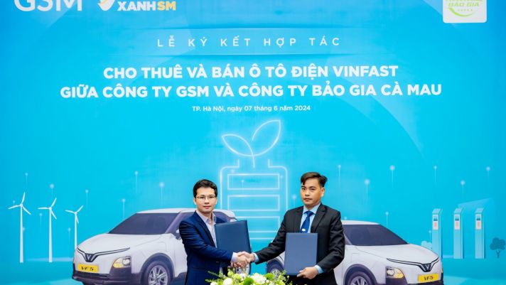 Thêm hai đối tác độc quyền của Xanh SM triển khai taxi điện tại Bắc Giang, Cà Mau