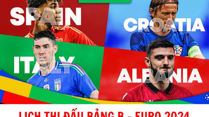 Lịch thi đấu bảng B EURO 2024 hôm nay 15/6: Croatia tạo địa chấn, Italia thua sốc đội lót đường?