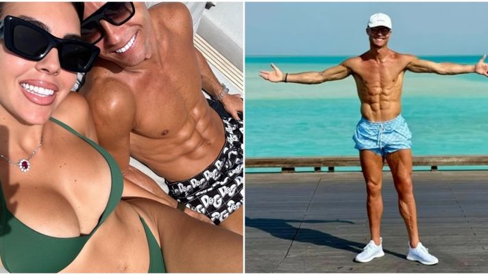 SÂN NHỎ EURO 2024: Georgina diện bikini hở bạo khi Cristiano Ronaldo chuẩn bị cho trận mở màn của Bồ Đào Nha