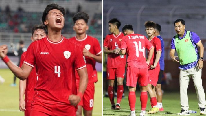 Kết quả bóng đá U19 Đông Nam Á hôm nay: U19 Indonesia đại thắng, ĐT Việt Nam đối diện kịch bản xấu