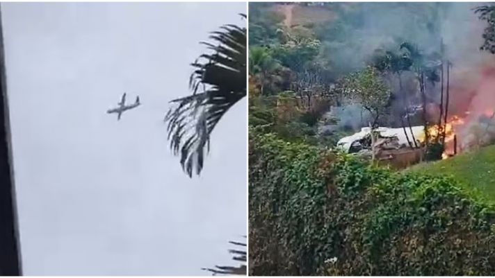 ‘Vòng xoáy tử thần’ khiến máy bay của Brazil rơi, phát nổ kinh hoàng khiến 61 người thiệt mạng