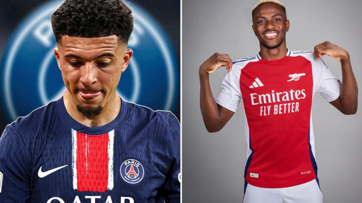 Chuyển nhượng Ngoại hạng Anh 15/8: PSG lật kèo MU vụ Sancho; Arsenal chiêu mộ Osimhen