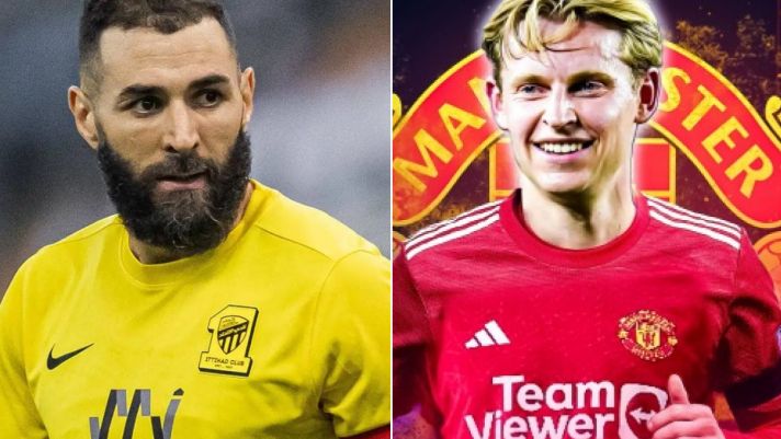 Tin chuyển nhượng trưa 21/8: Benzema bị Al Ittihad thanh lý hợp đồng; De Jong đồng ý tới Man Utd