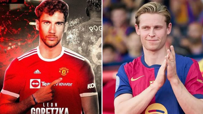 Transfer news on the evening of August 25: Barca confirms De Jong's move to Man United; MU announces new player Leon Goretzka?