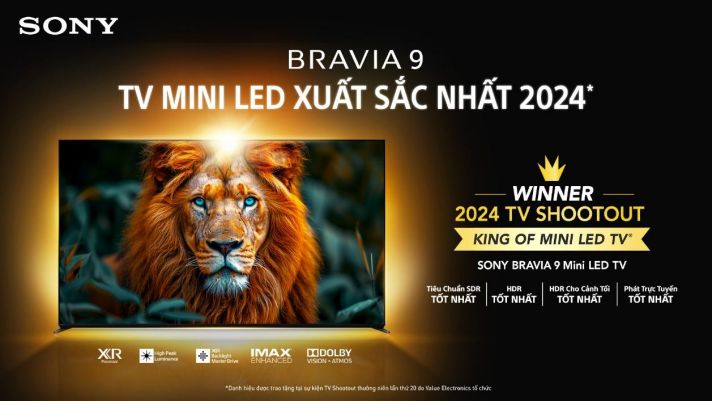 Sony giành hai giải thưởng 'King of TV 2024' tại sự kiện TV Shootout