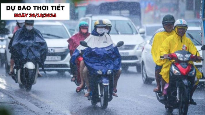 Dự báo thời tiết ngày mai 29/10: Hà Nội buổi sáng có mưa, không khí lạnh bao trùm khu vực miền Bắc