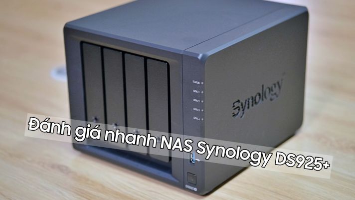 Đánh giá nhanh DS925+: Gọn nhẹ nhưng vẫn vừa sức ‘cân’ cả doanh nghiệp vừa và nhỏ