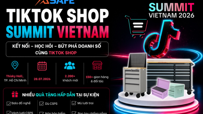 XSAFE Góp Mặt Tại TikTok Shop Summit Vietnam 2026