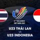 Trực tiếp bóng đá U23 Thái Lan vs U23 Indonesia -Trực tiếp bóng đá SEA Games 31 -Link trực tiếp VTV6