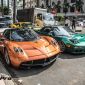 Đại gia Sài Gòn mang dàn siêu xe hàng trăm tỷ lên phố ngay sát Tết, Pagani Huayra và Honda NSX 'hàng độc' xuất hiện