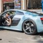 Sau tin đồn bán xe, Cường Đô La và Đàm Thu Trang xuất hiện cùng chiếc Audi R8 V10 Plus