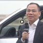 Lộ diện video tỷ phú Phạm Nhật Vượng tự tay lái thử chiếc xe VinFast 