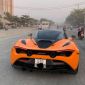 Là chiếc thứ 3 về Việt Nam nhưng siêu xe McLaren 720S màu cam mới là chiếc đầu tiên ra biển trắng