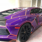 Lamborghini Aventador của thiếu gia Bình Dương dán decal phong cách Tron Legacy giống Hoàng thân Qatar
