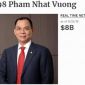 Tỷ phú Phạm Nhật Vượng lần đầu tiên vượt mốc 10 tỷ USD trên sàn chứng khoán